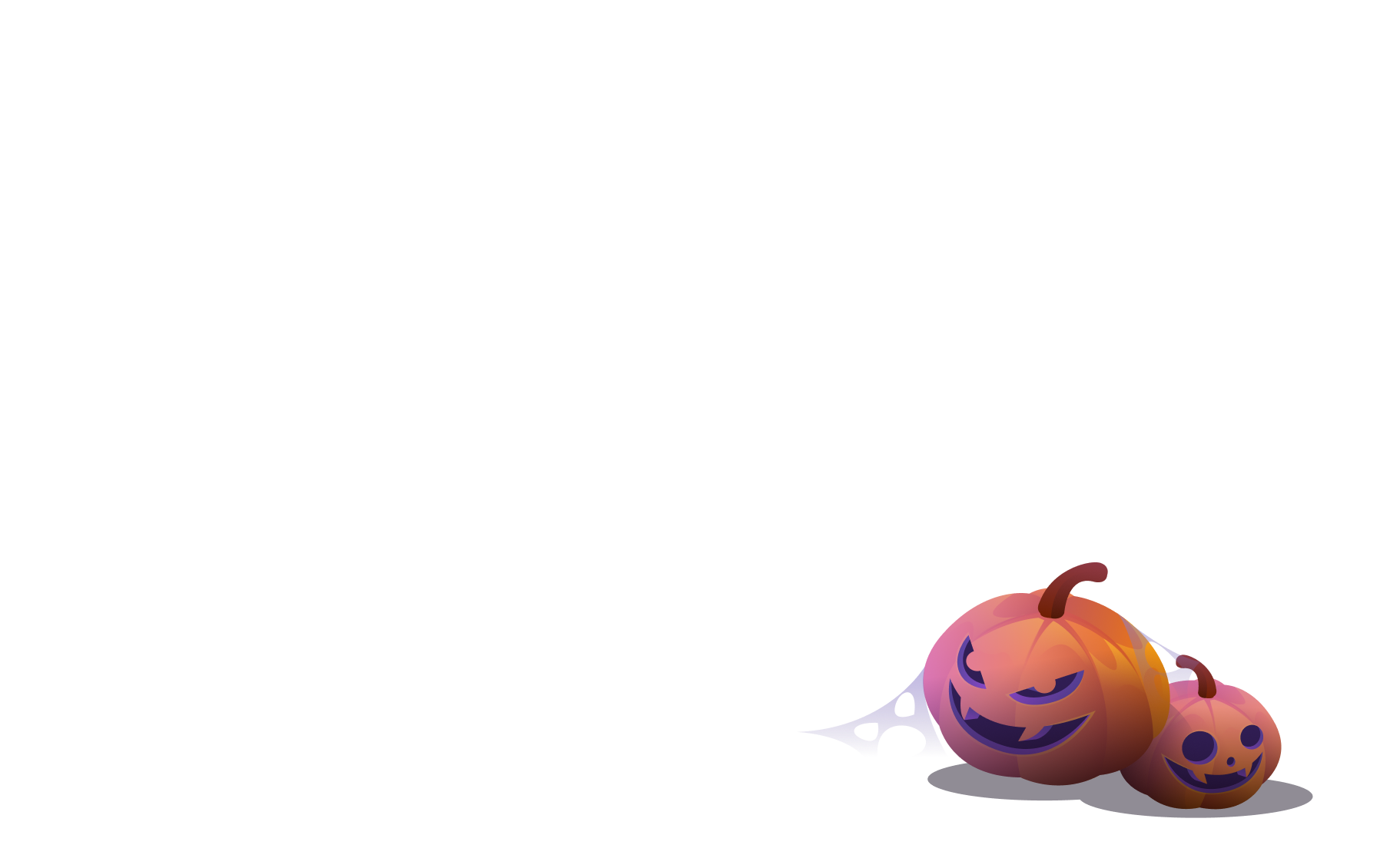 Halloween right pumpkin